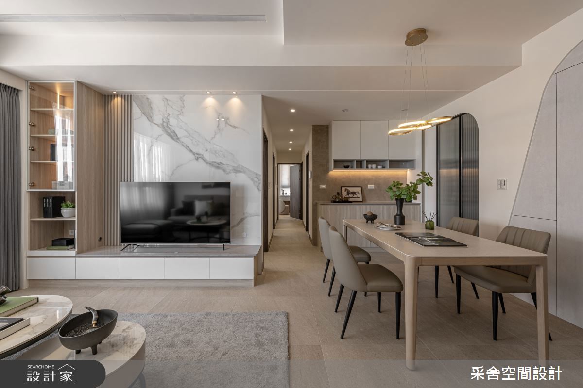 暖心換居為愛升級！新成屋客變，低奢公領域、分區收納，實現一家五口的質感