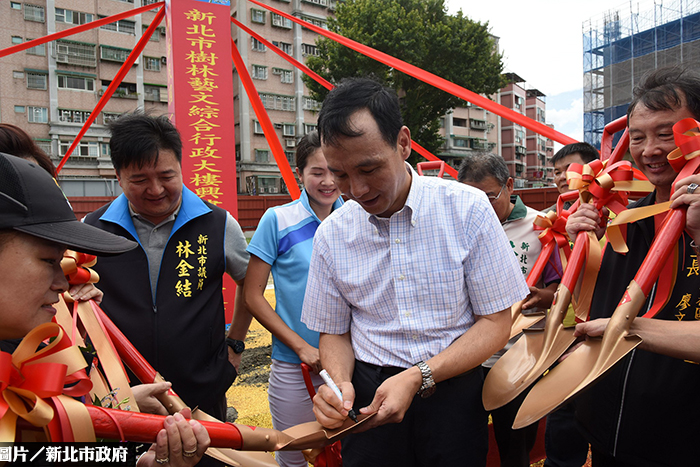 樹林藝文大樓開工　預計107年底落成