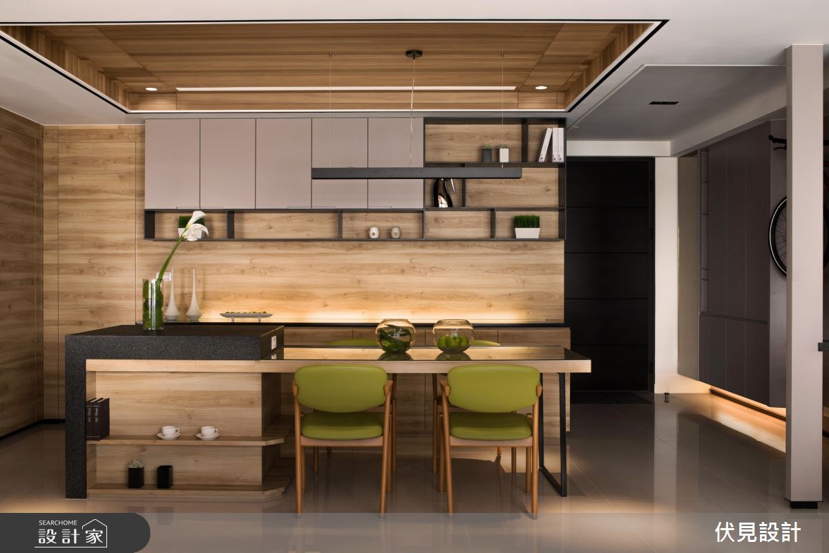 木質紋路 X 俐落線條 賦予 52 坪北歐宅不一樣的個性 !