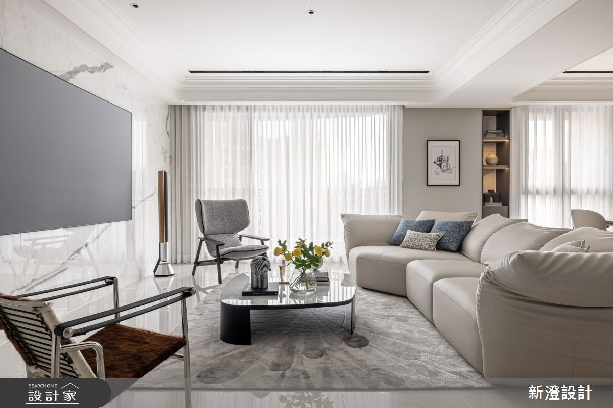 歐美影集裡的夢幻宅邸降臨！白裡透亮的新美式風，訴說優雅的簡約舒適感