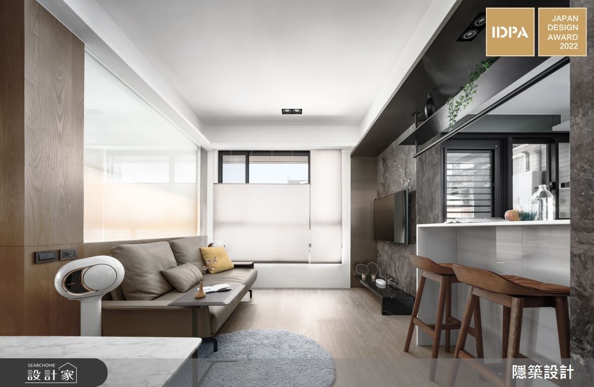 不到20坪毛胚改造優質小宅！享兩房兩廳還有吧檯 實現一家三口夢想窩