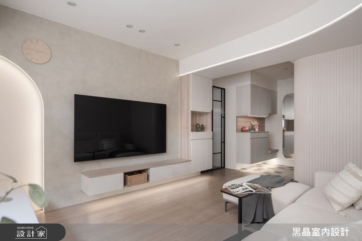 〔開箱影片〕25坪韓系奶茶色北歐風美宅，更衣室+海量收納，三房兩廳老屋...