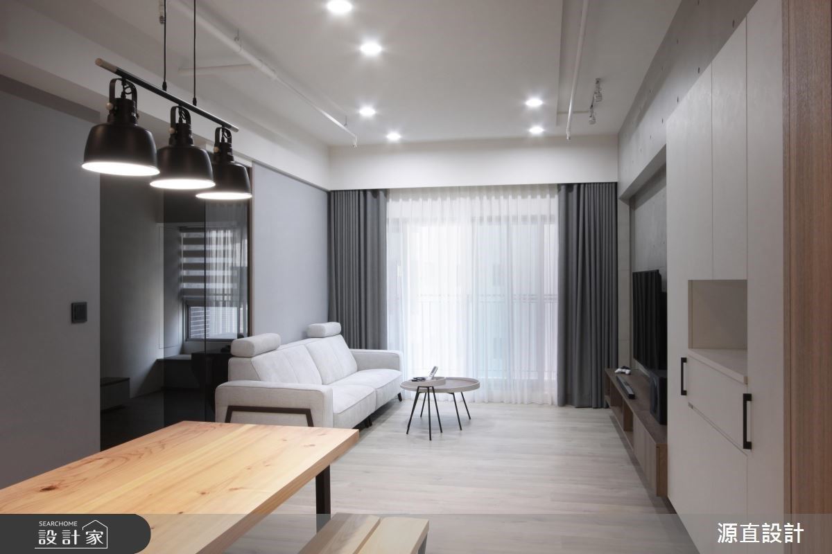 鹽系質感宅適度裸露、妙用建材！高個子單身漢生活煩惱一掃而空