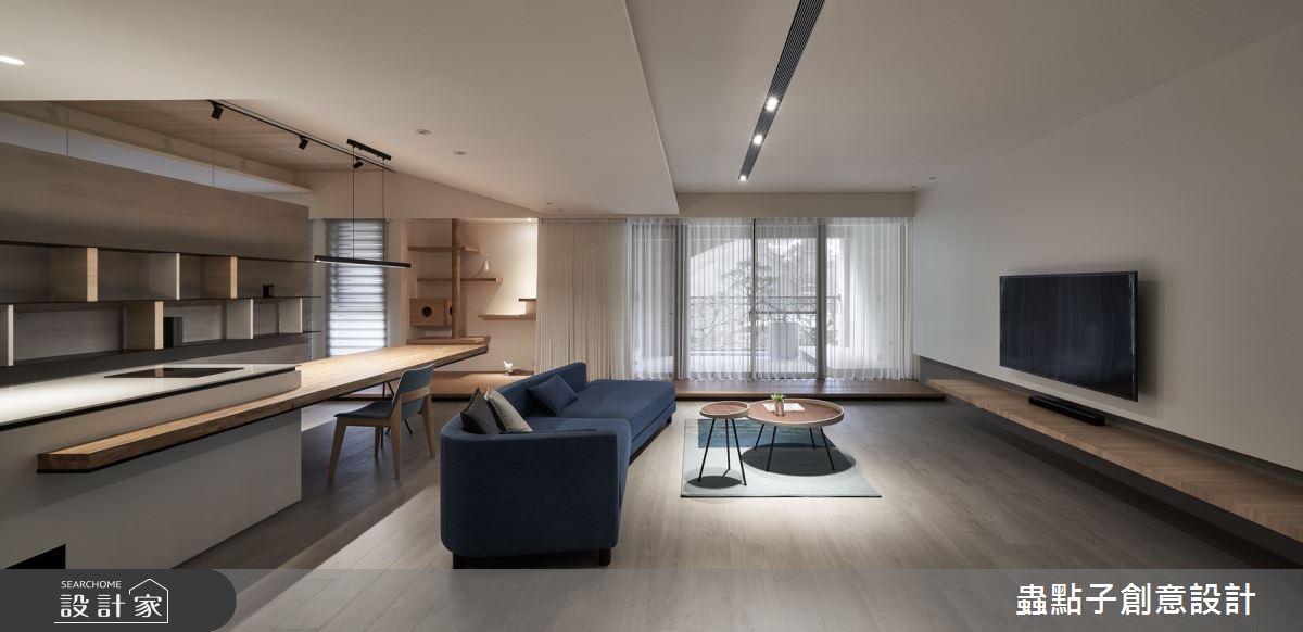 把昏暗的家變明亮！格局調配得宜，都市住宅也能有北歐感的陽光走廊