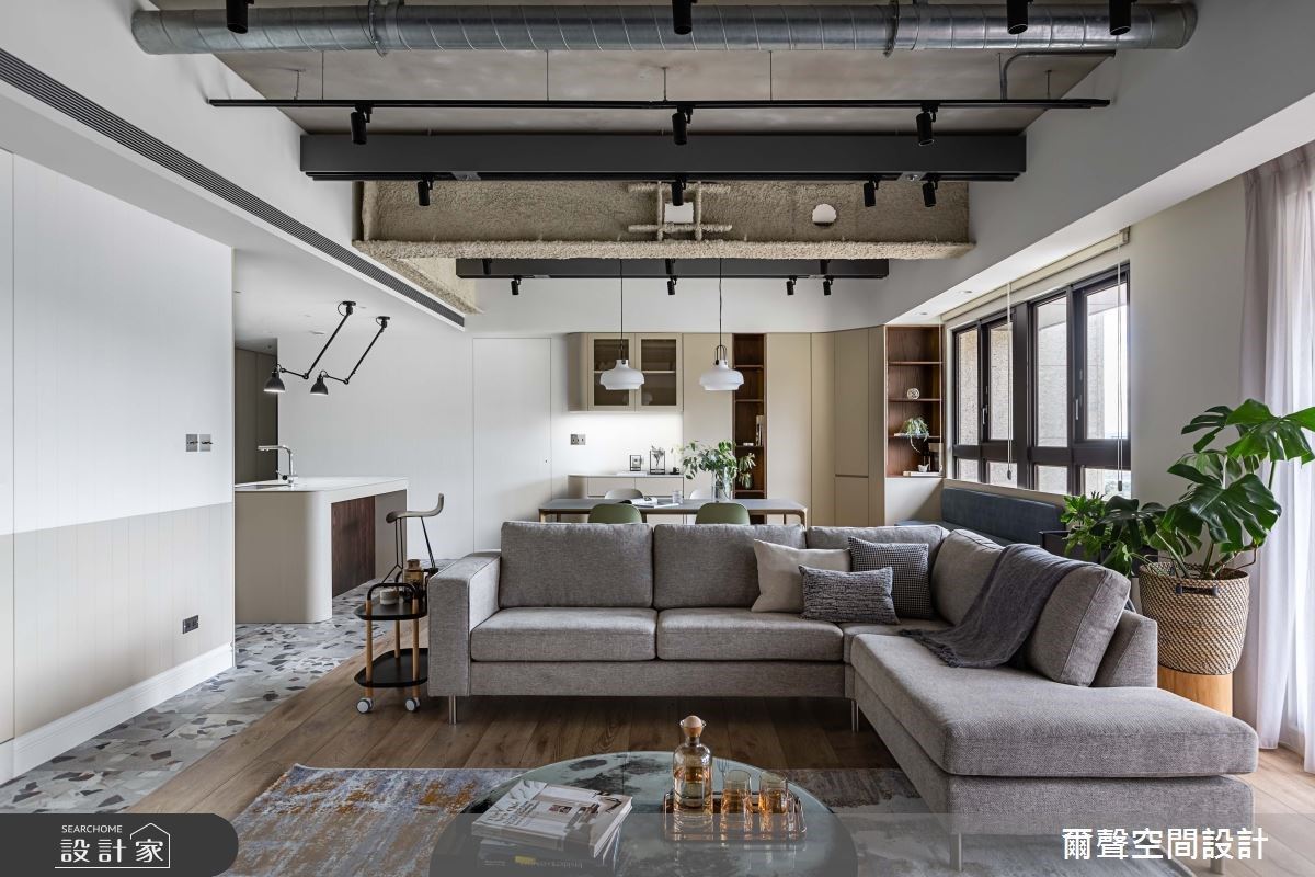 夫妻倆都不必為愛妥協！輕工業風mix優雅美式風 毛胚屋蛻變為40坪暖心感...