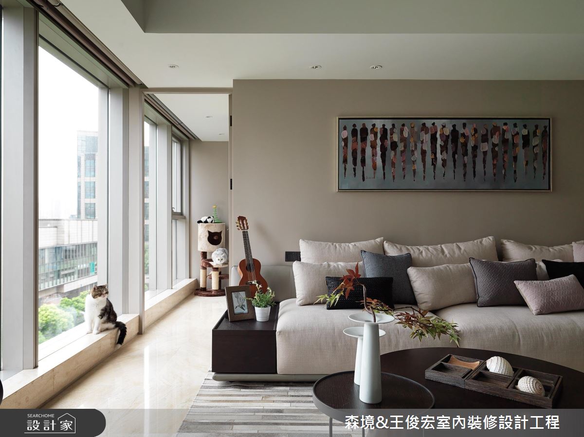 拋去格局的束縛與框架！坐擁都市麗景的 35 坪「銜蟬隱居」