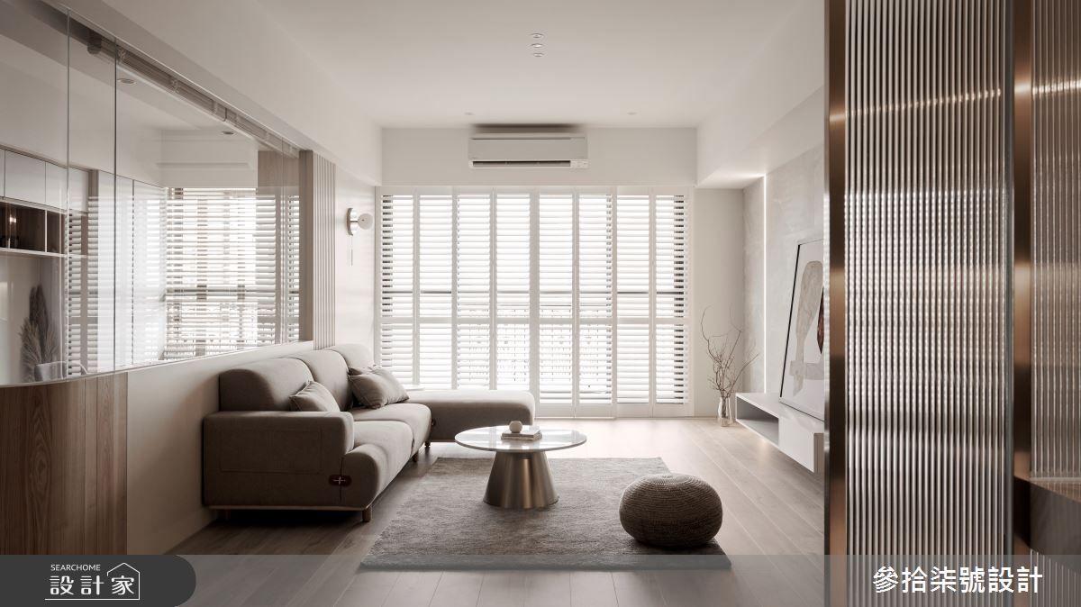 玻璃隔間劃出最大尺度！中古屋逆齡，質感現代風重塑私宅風貌