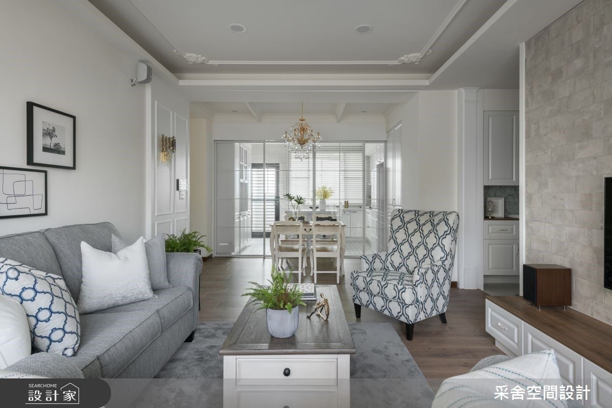 巧用花磚、線板、水晶燈步入美劇場景，打造夢想生活