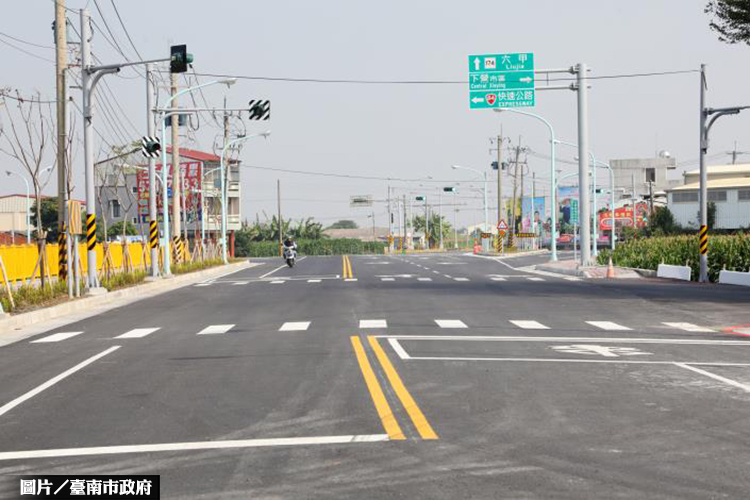 台南下營南外環道路完工 南59線黑橋改建加速