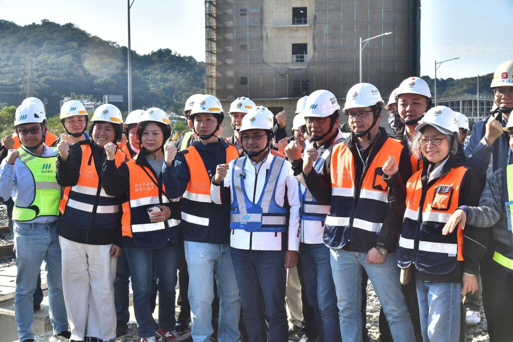緊盯捷運三鶯線 侯友宜親赴現場察進度力拼2025年完工