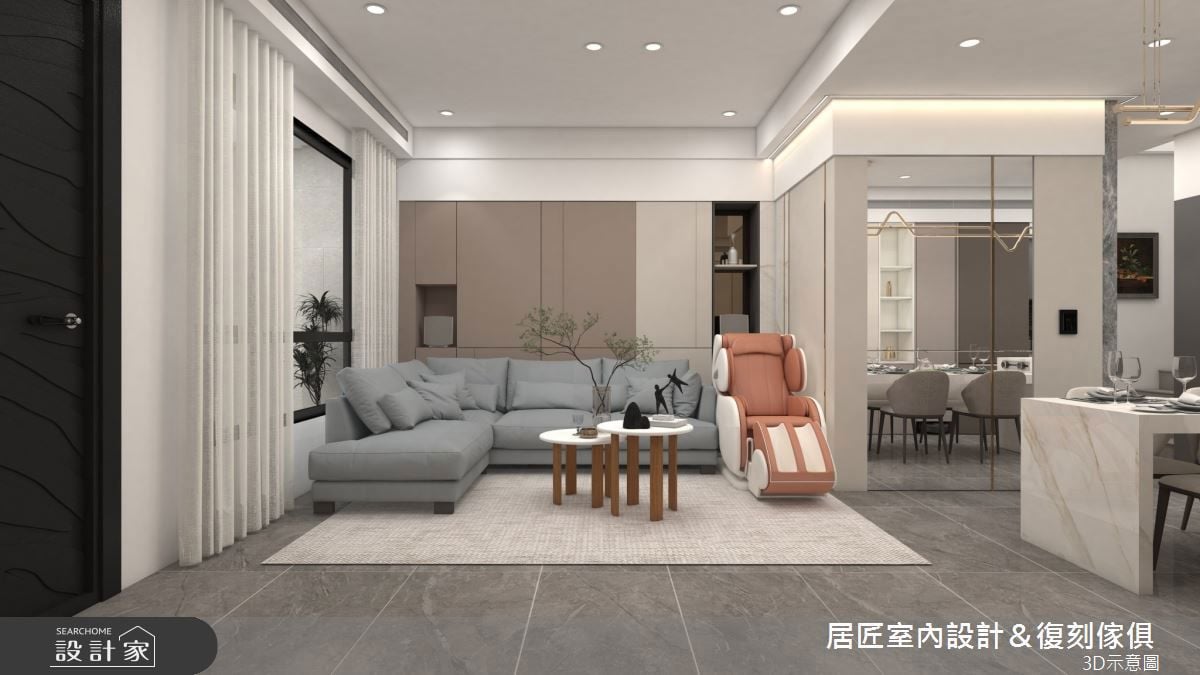 混搭現代風與簡約元素讓生活回歸純粹！高雄52坪透天別墅量身訂製品味生活