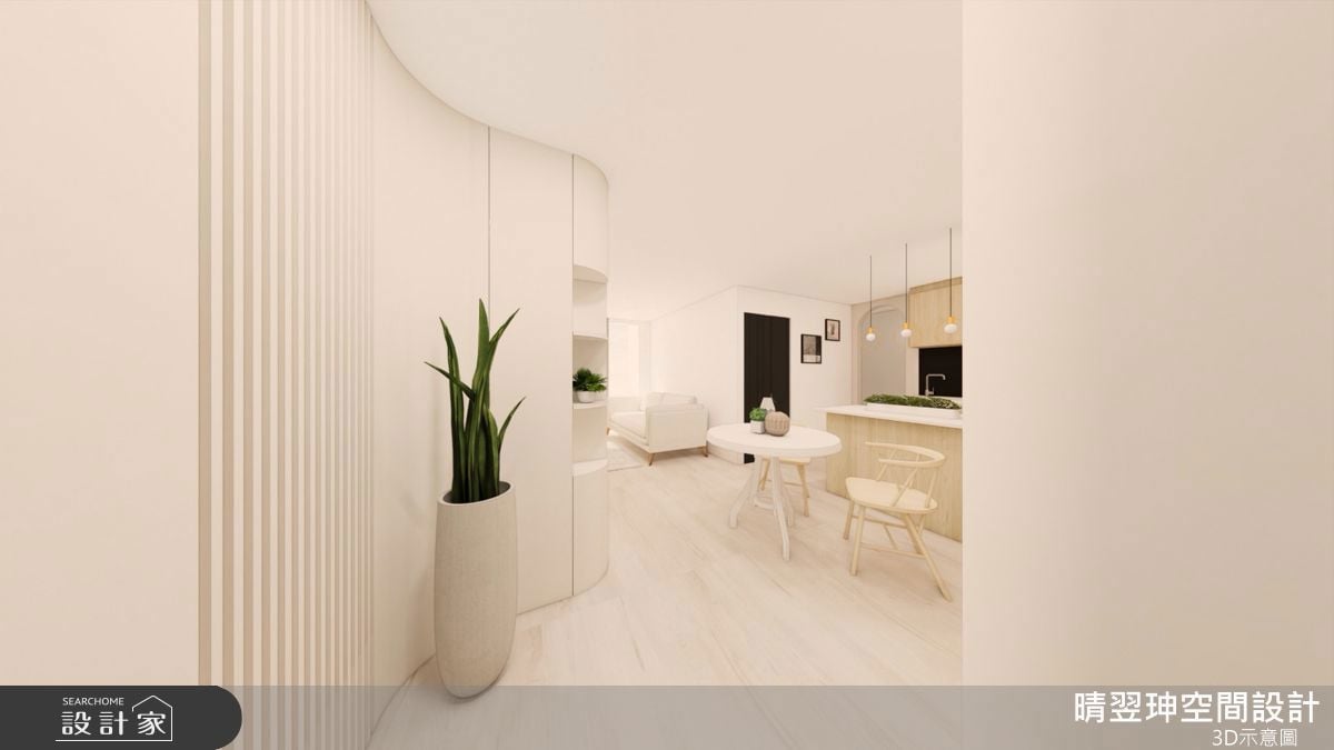 〔開箱影片〕22坪韓系奶油風新成屋新婚宅，足量收納還有夢想更衣室，打...