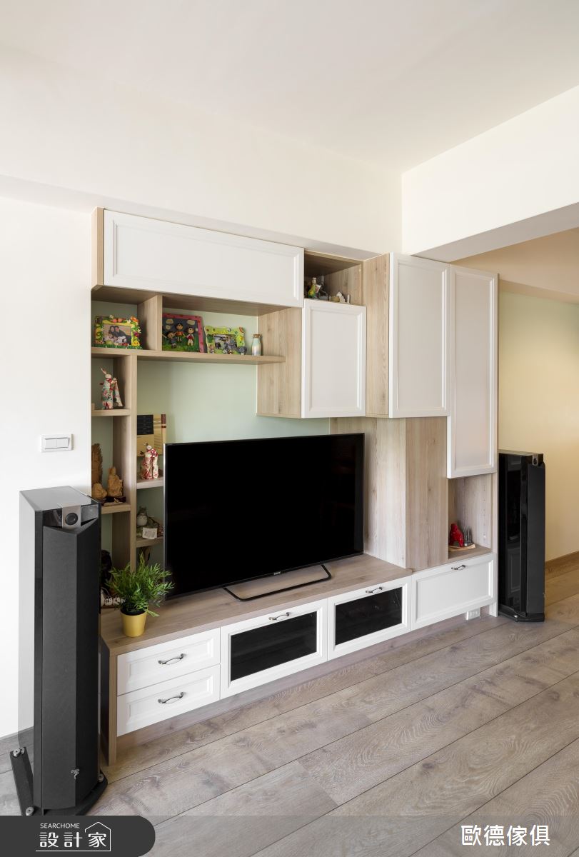 系統櫃住宅美學！讓老屋回春的清爽北歐風