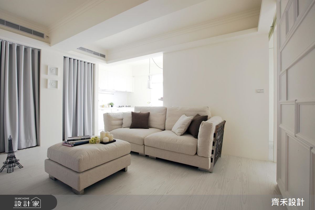 16 坪老屋優雅化身， 1 家 3 口純白系浪漫小屋 !
