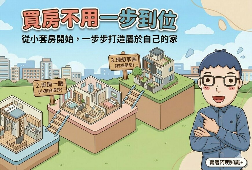 買房不用一步到位：從小套房開始，一步步打造屬於自己的家