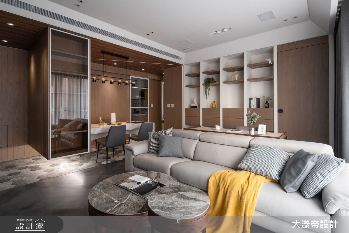 結合木紋與穿透元素 打造紓壓的無印2.0現代風美宅