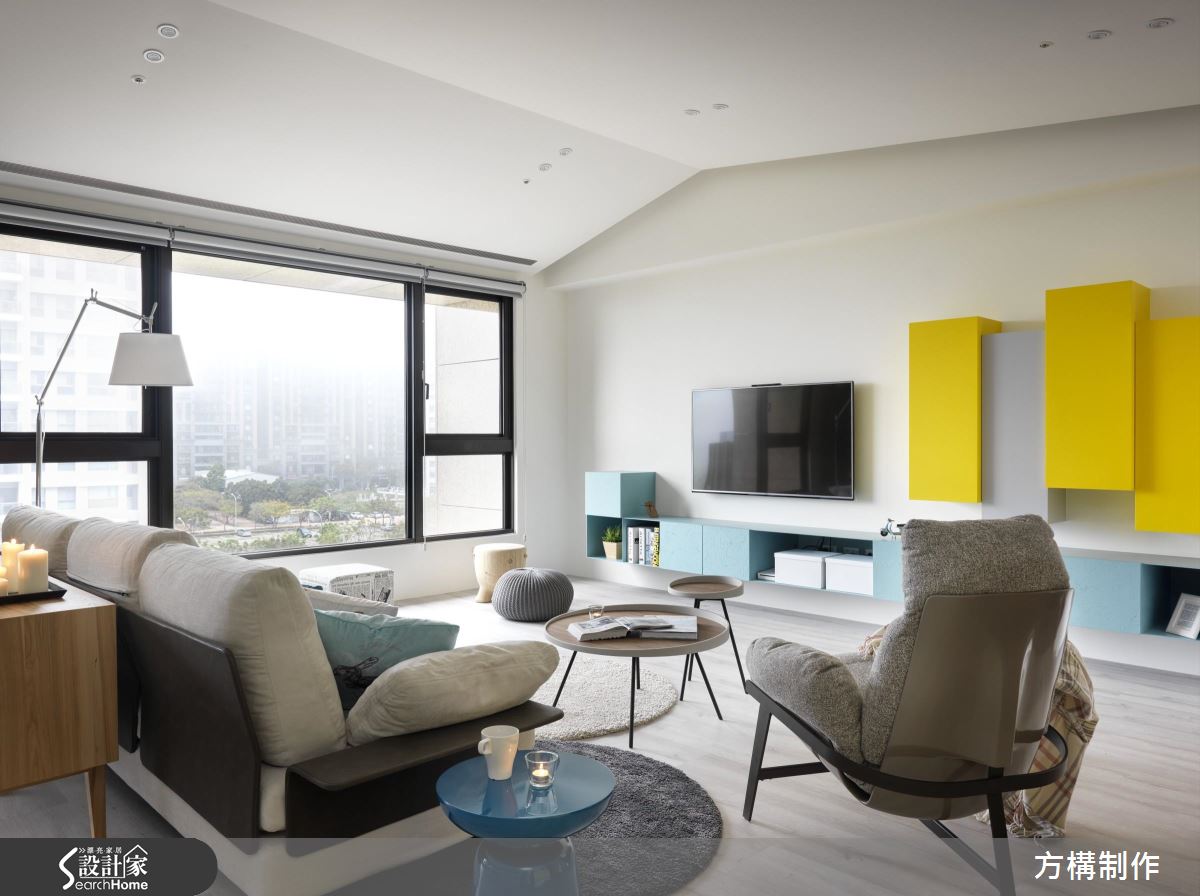 淺天藍 X 明亮黃！62 坪繽紛北歐宅 從現在開始戀家吧！