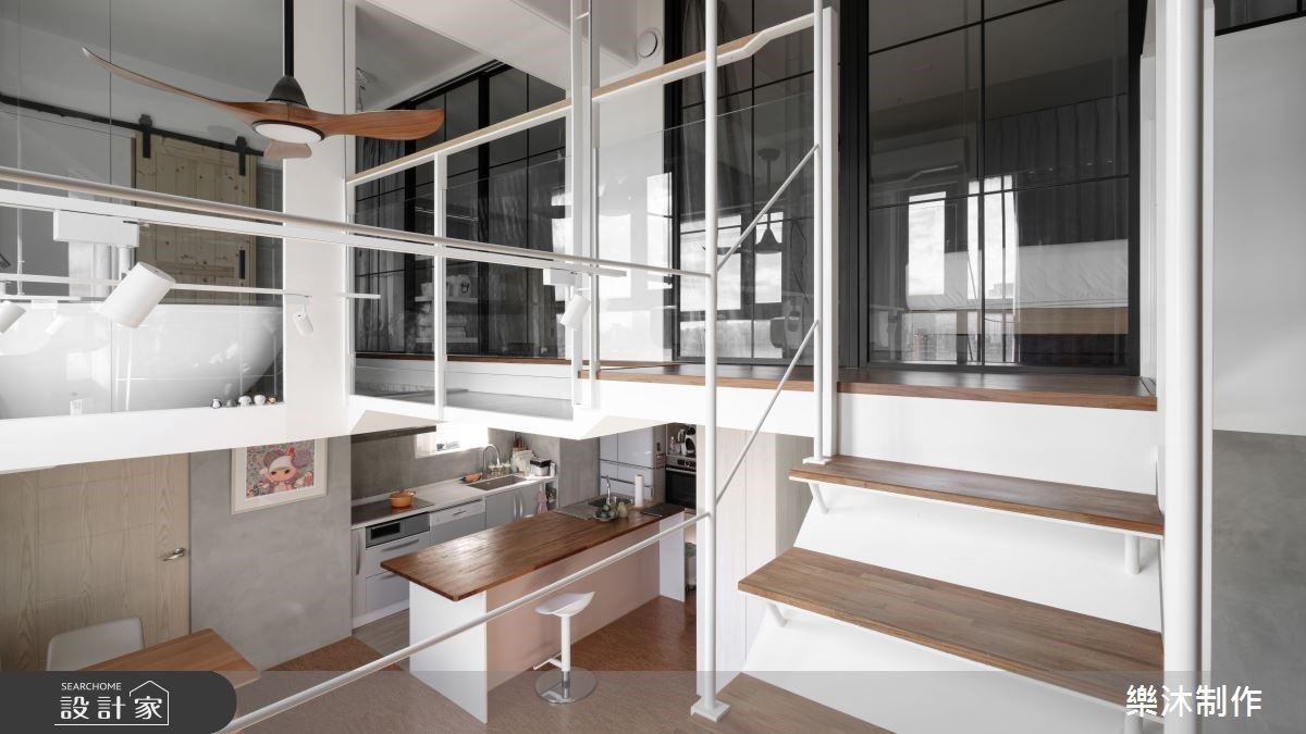 樓中樓中古屋綻放療癒日光！梳理動線、通透隔間，讓14坪2房盈滿機能好生活