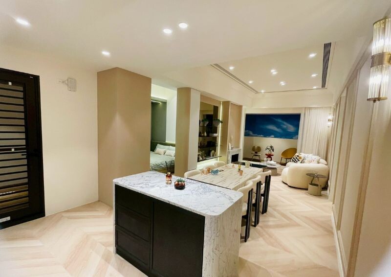 京懋明日和_ LDK(Living, Dining, Kitchen)全開放式美學設計(攝影:樂屋特派員) 京懋明日和_ LDK(Living, Dining, Kitchen)全開放式美學設計(攝影:樂屋特派員)
