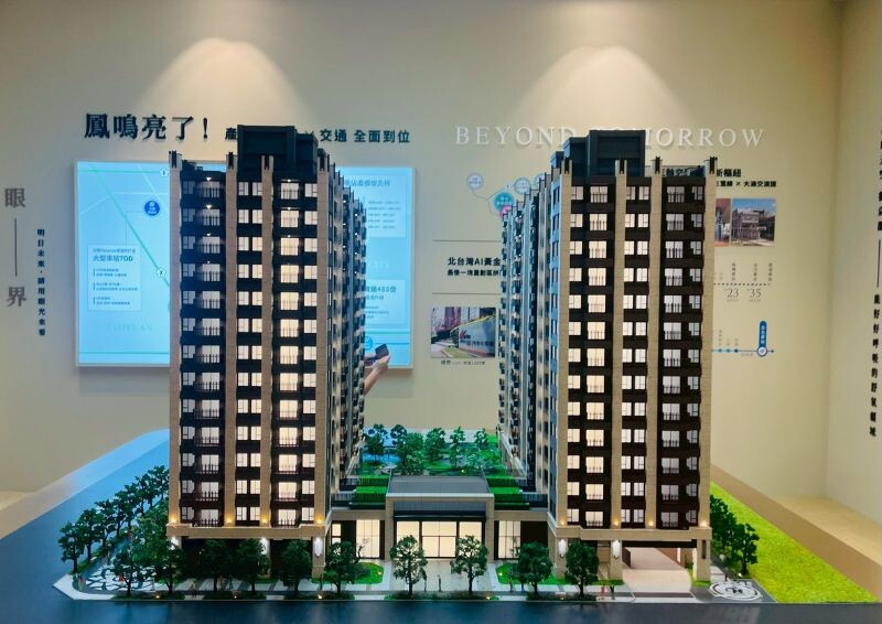 京懋明日和_建築模型(攝影:樂屋特派員) 京懋明日和_建築模型(攝影:樂屋特派員)