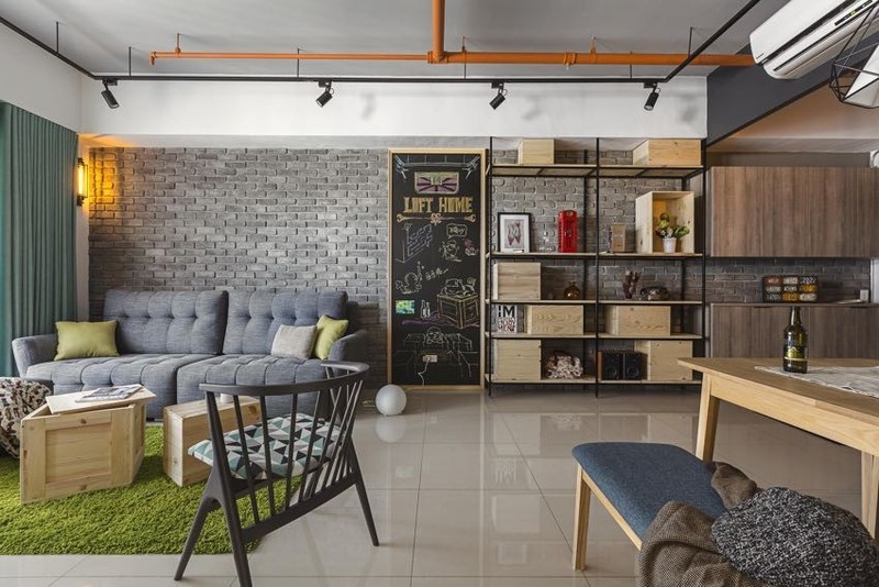 桃園 28 坪工業風親子宅