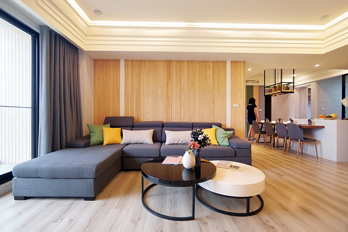 人文知性丰采 清新現代溫馨家居