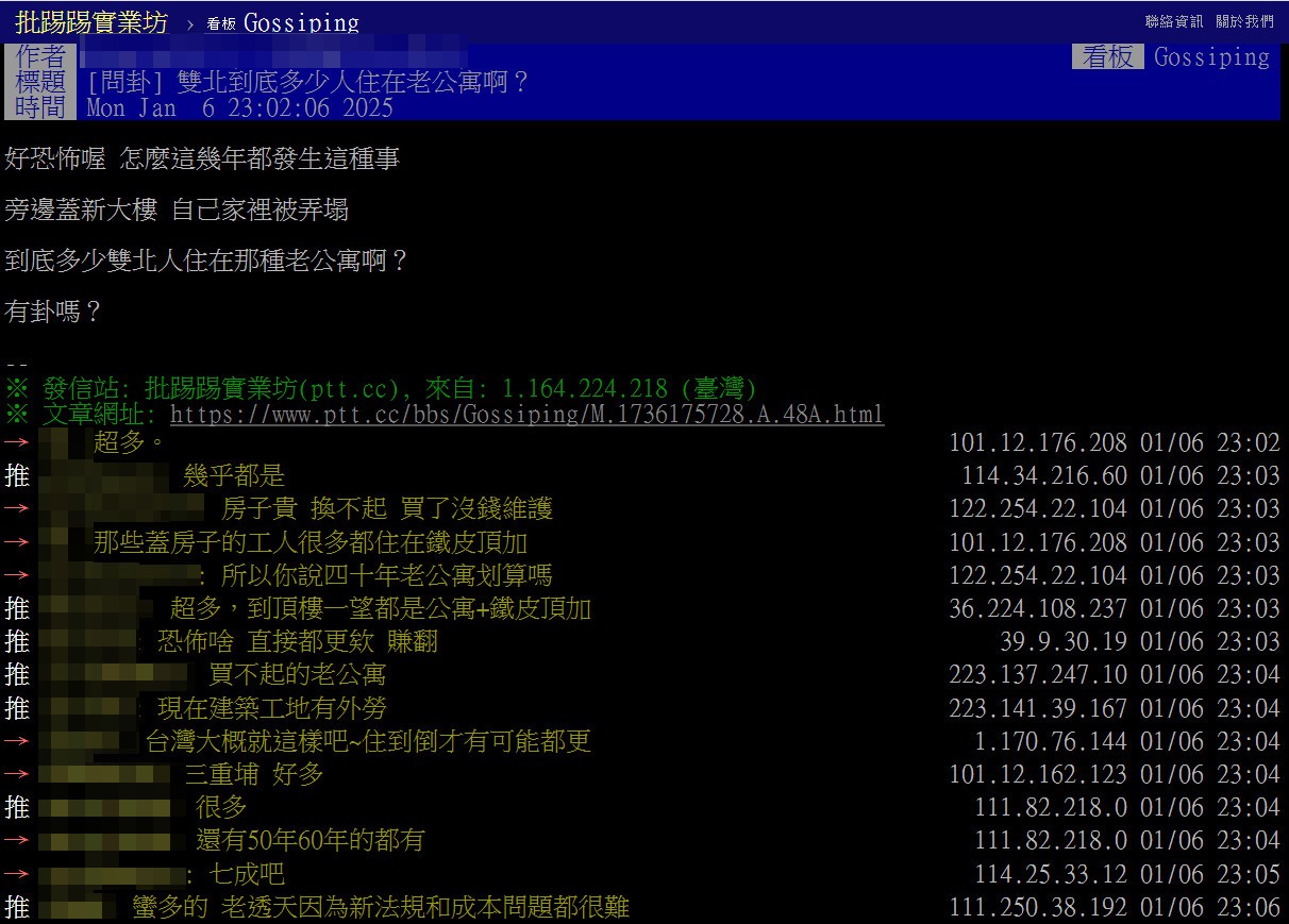 見三重老公寓崩塌！老宅住戶嘆「換不起」：希望未來壓死我