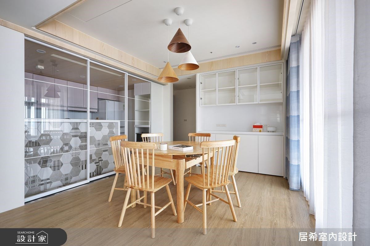 圓弧線條為生活日常創造樂趣，歡迎回到北歐風美宅!