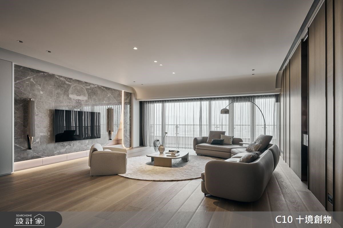 以極簡設計譜寫家的療癒樂章! 90坪混搭宅轉化CODED LUXURY概念，讓品味...