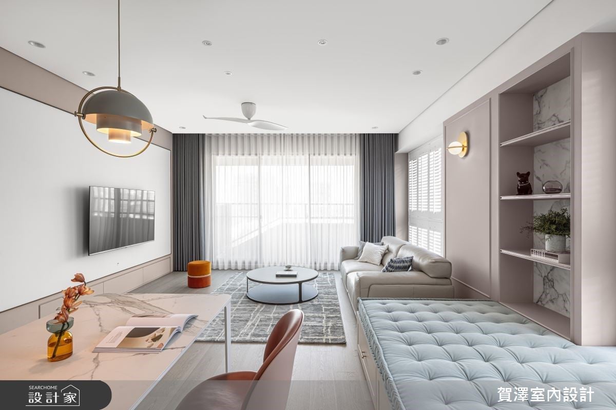 北歐與美式交織為女醫師的療癒寓所，開放式餐廚滿足聚會與烹飪的樂趣