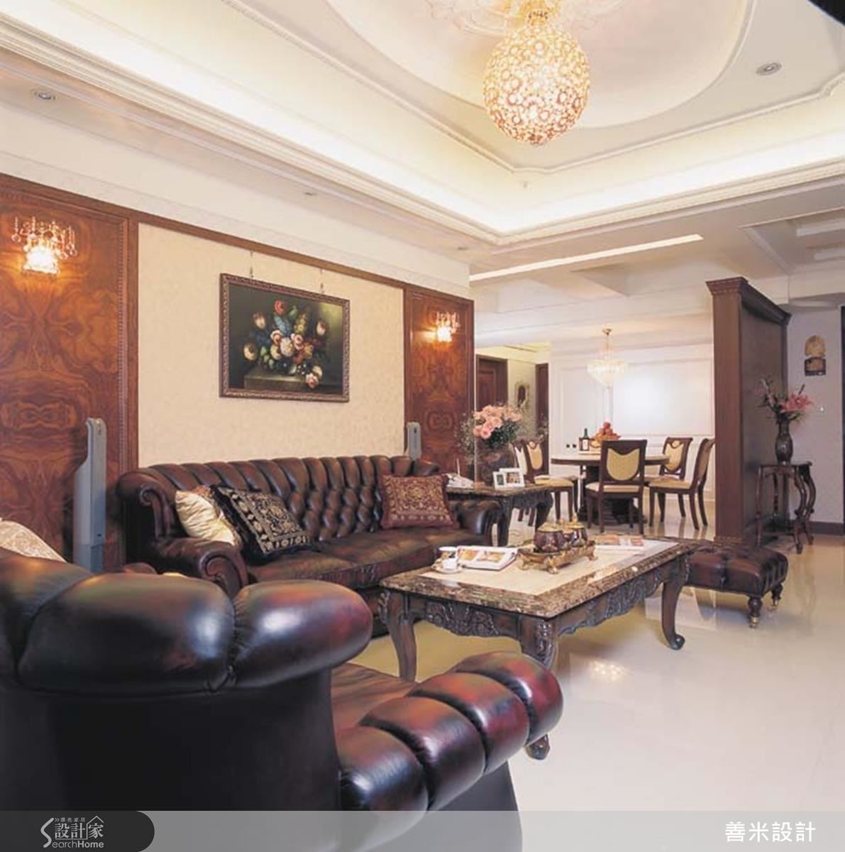 在英式風格與新古典底醞中，滿足女主人的居家夢想