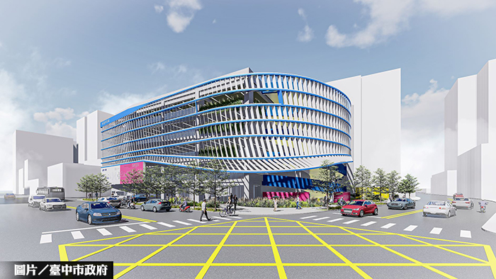 台中東榮停車場 預計2022完工