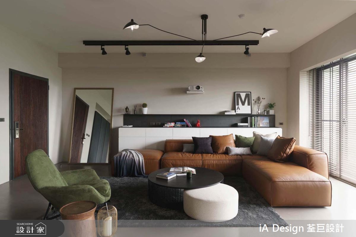 書房、客廳、餐廳的三角關係！開放自由的 Loft 風視野