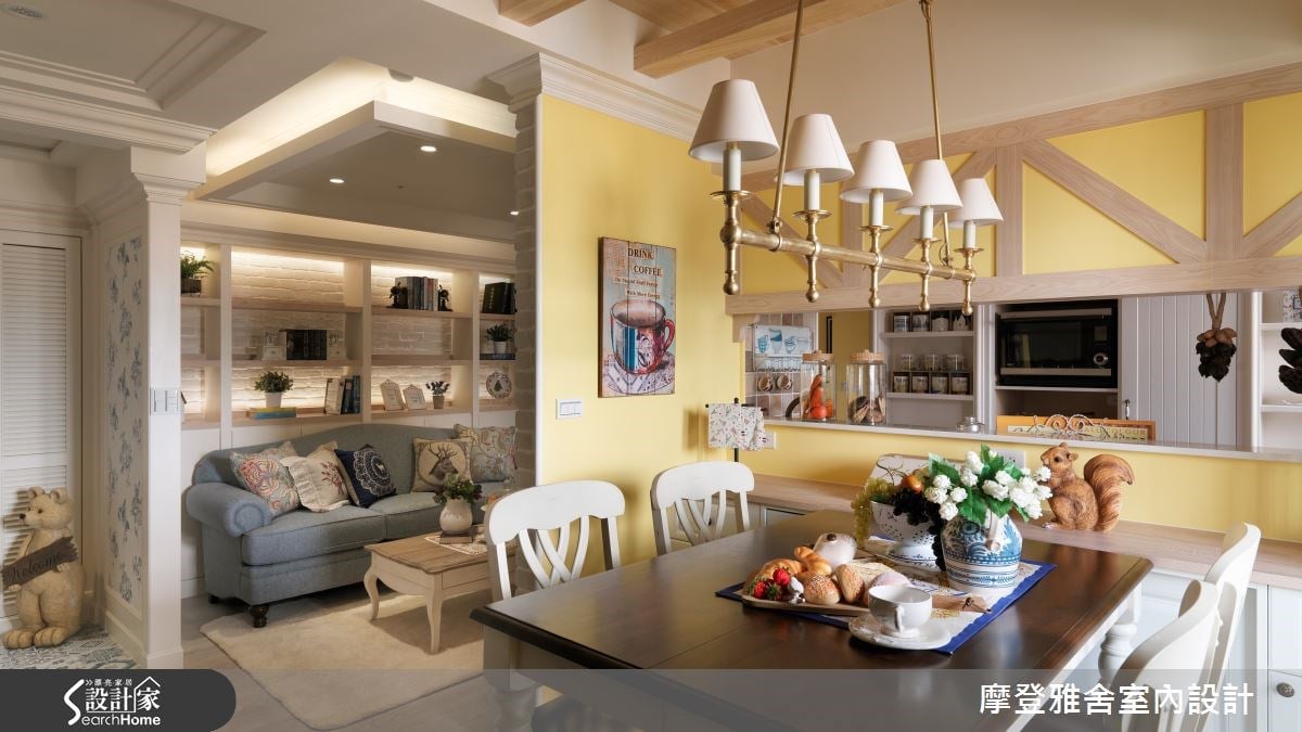 20年老屋翻新鄉村風改造，提升採光、動線優化、臥室多元風格設計