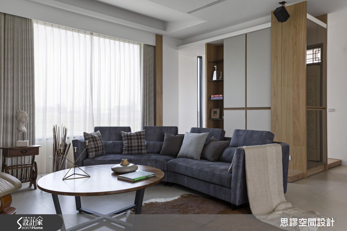 在 90 坪田園幾何光感盒子裡 跳一支優雅國標舞