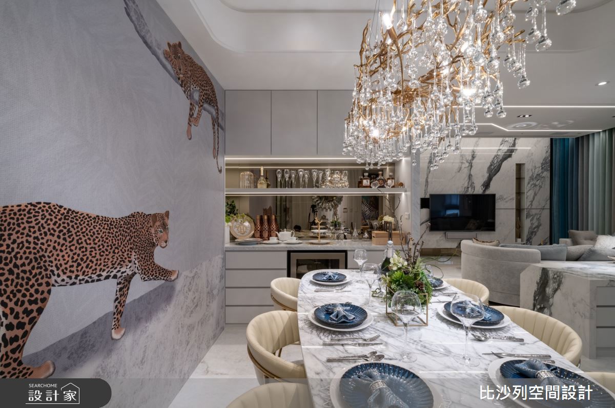 奢華精品叢林美學與海量收納！60 坪設計師私宅開啟豪宅新風格