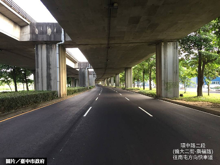 台中西屯環中路 改善工程8月底完工