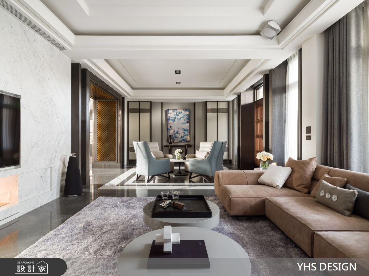 自地自建英式透天別墅！對稱美學打造雙客廳、酒櫃中島，訂製理想新古典...