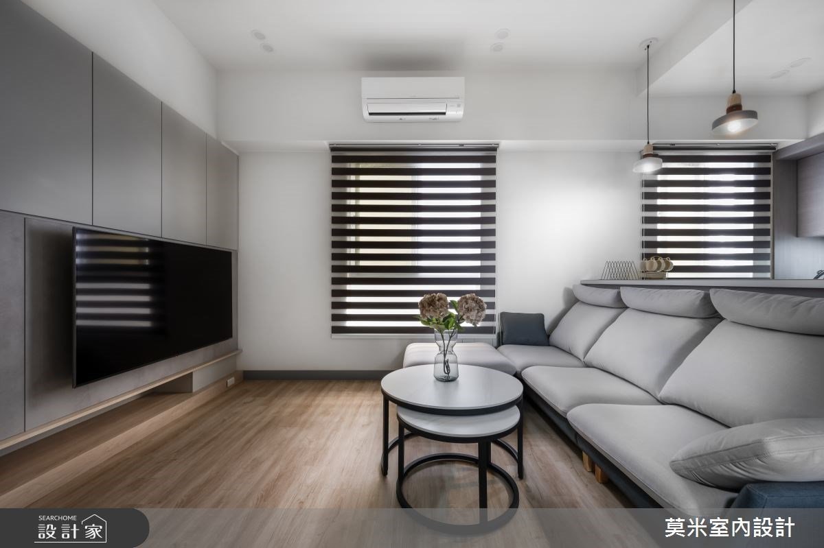 讓我們再靠近一點！ 25 坪簡約宅打開空間感，凝聚生活日常的親暱互動！