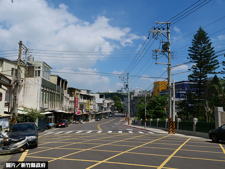 北二高聯絡道路竹43線 拓寬工程完工
