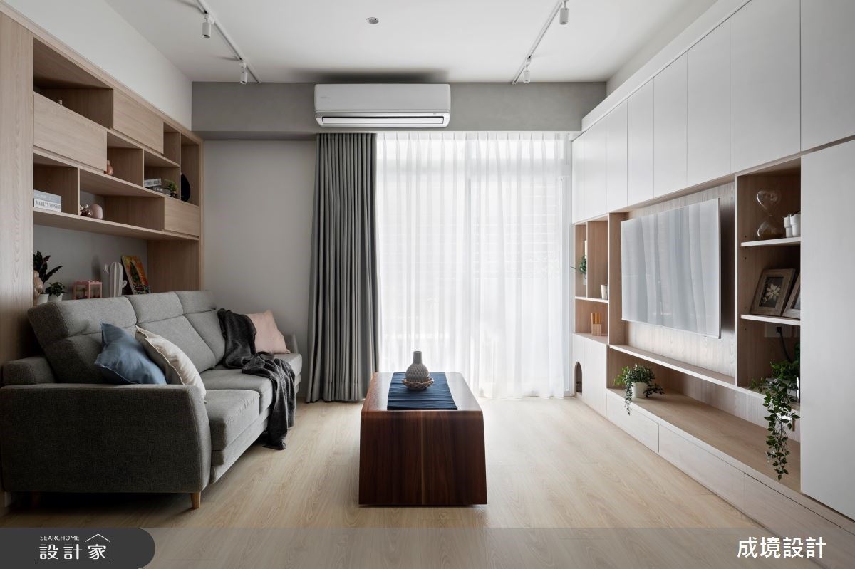 純淨無憂如我們這一家！老屋翻新日式無印風，帶來開放式美廚和超強收納