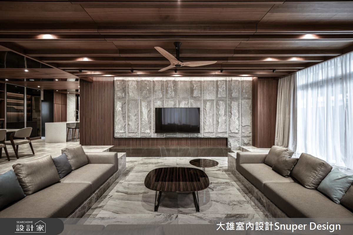 視覺尺度無限開闊 氣度非凡的現代風豪邸