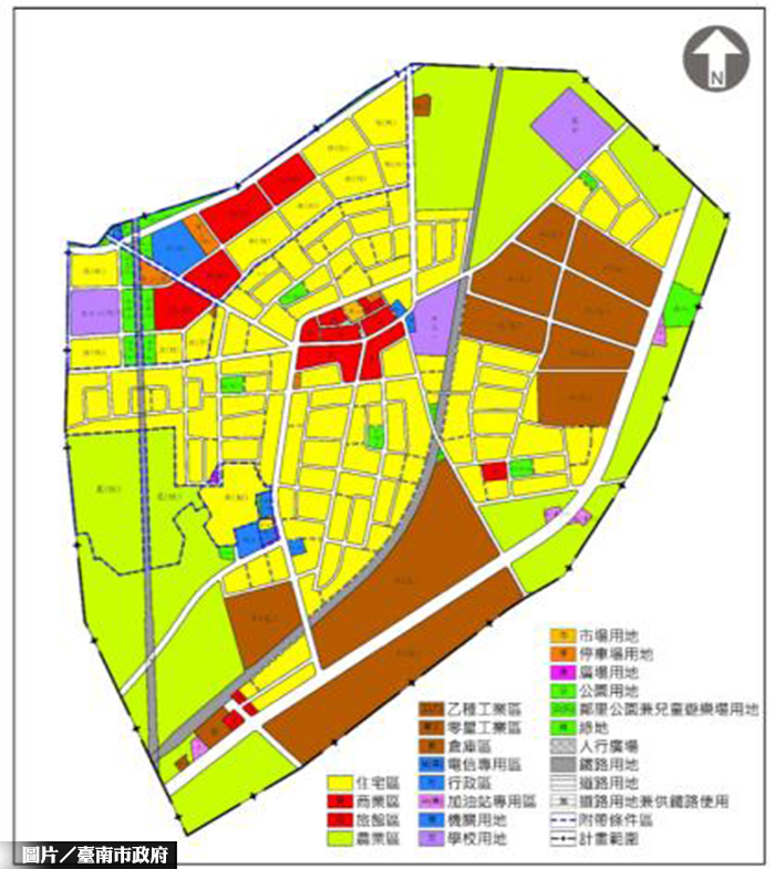 南市告別藍晒圖 重製新市都計圖