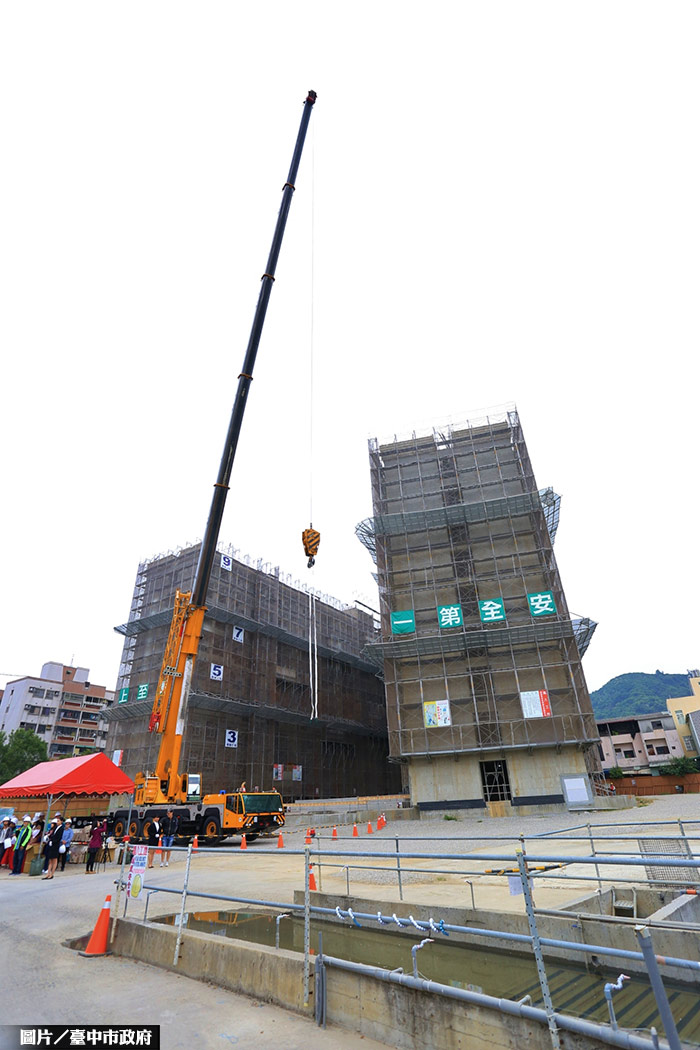 台中第二處　大里光正社宅已上梁