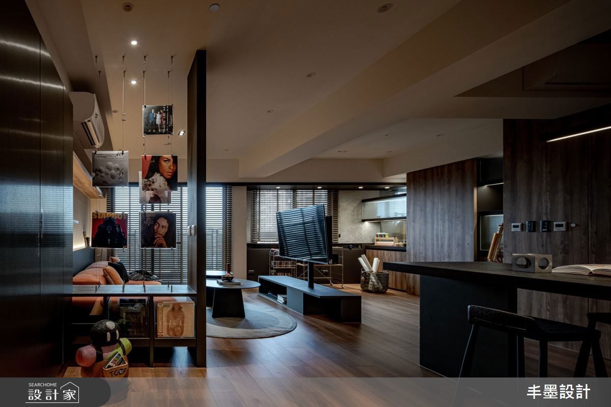 為創意而生的生活場域！180度旋轉電視＆多功能中島廚房，打造Youtuber展...