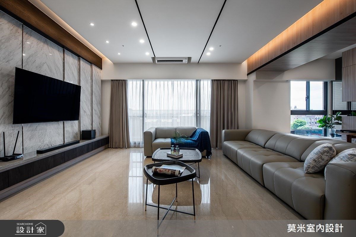 混搭風豪宅善用多功能櫃！機能整合、樑柱隱形、空間更時髦