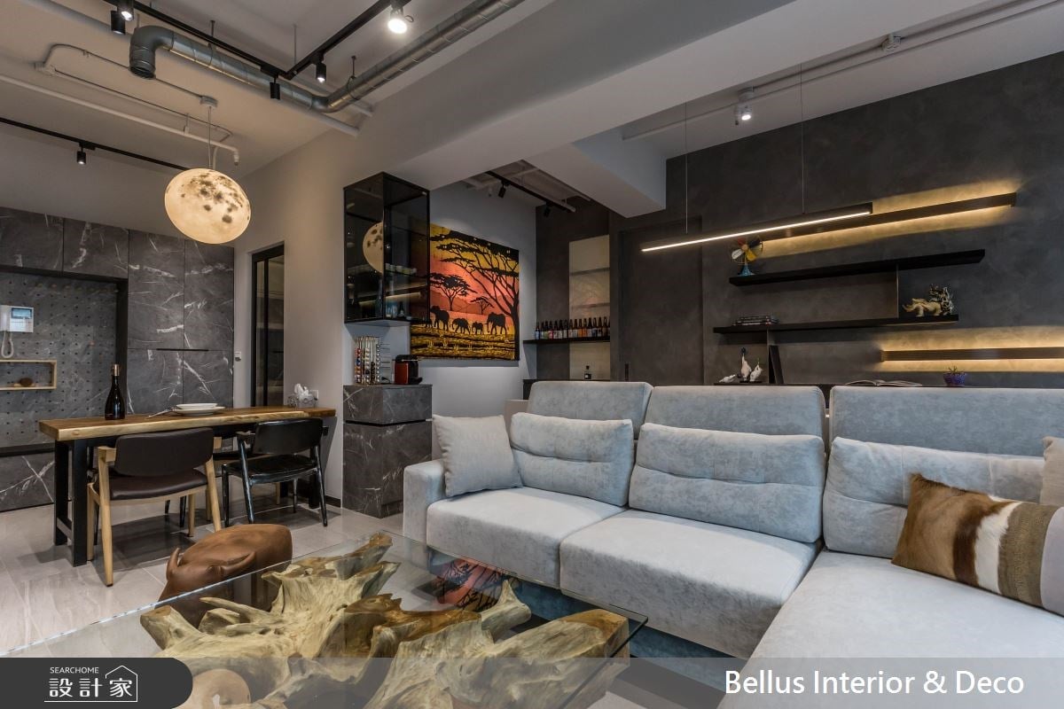 發掘生活的風格靈魂！ 23 坪精緻工業宅，激起時尚與自然的迷人對話！