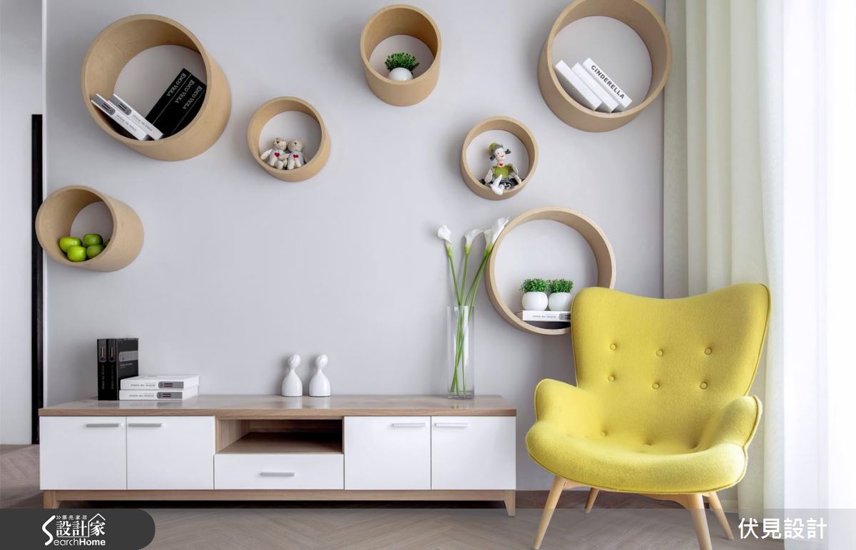 圓圈美學視覺遊戲！童心無限的青春北歐宅 