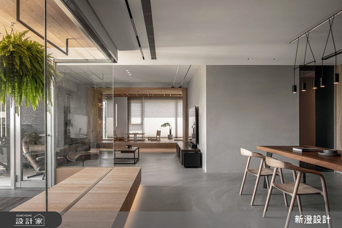 在日式無印宅裡享受人生，無接縫地坪、豐富建材與自然採光讓家會呼吸