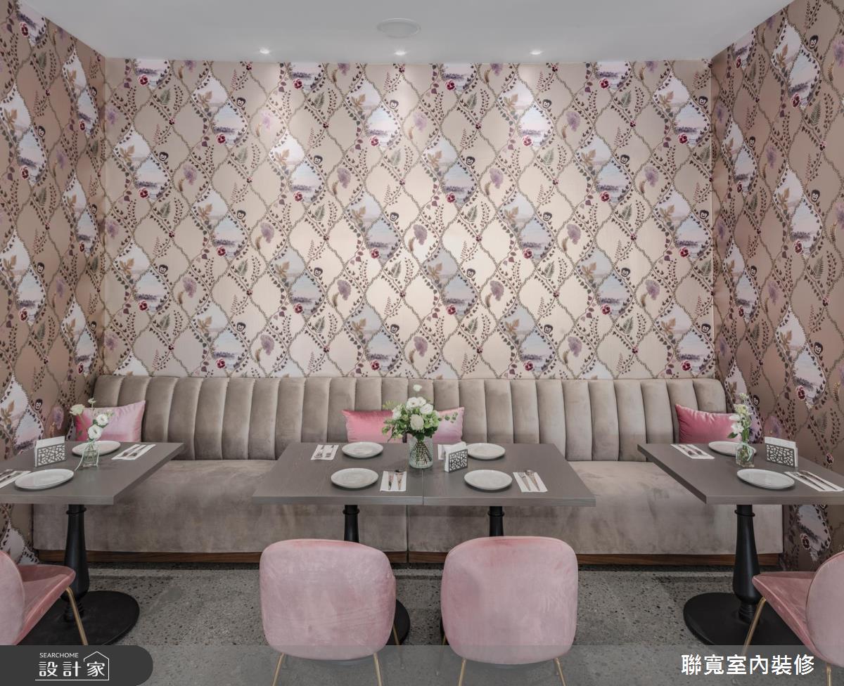 壁紙玩味空間視野！早午餐的粉色視覺饗宴